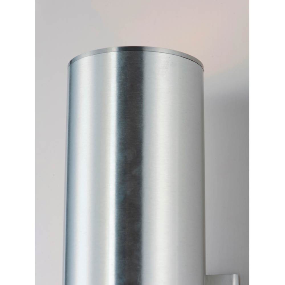 Maxim Lighting 26103AL Brushed Aluminum Outpost 2-light 15''h Outdoor Wall Sconce Image 2