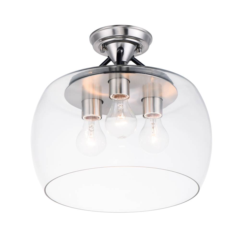 Maxim Lighting Goblet 3-light Semi Flush Mount