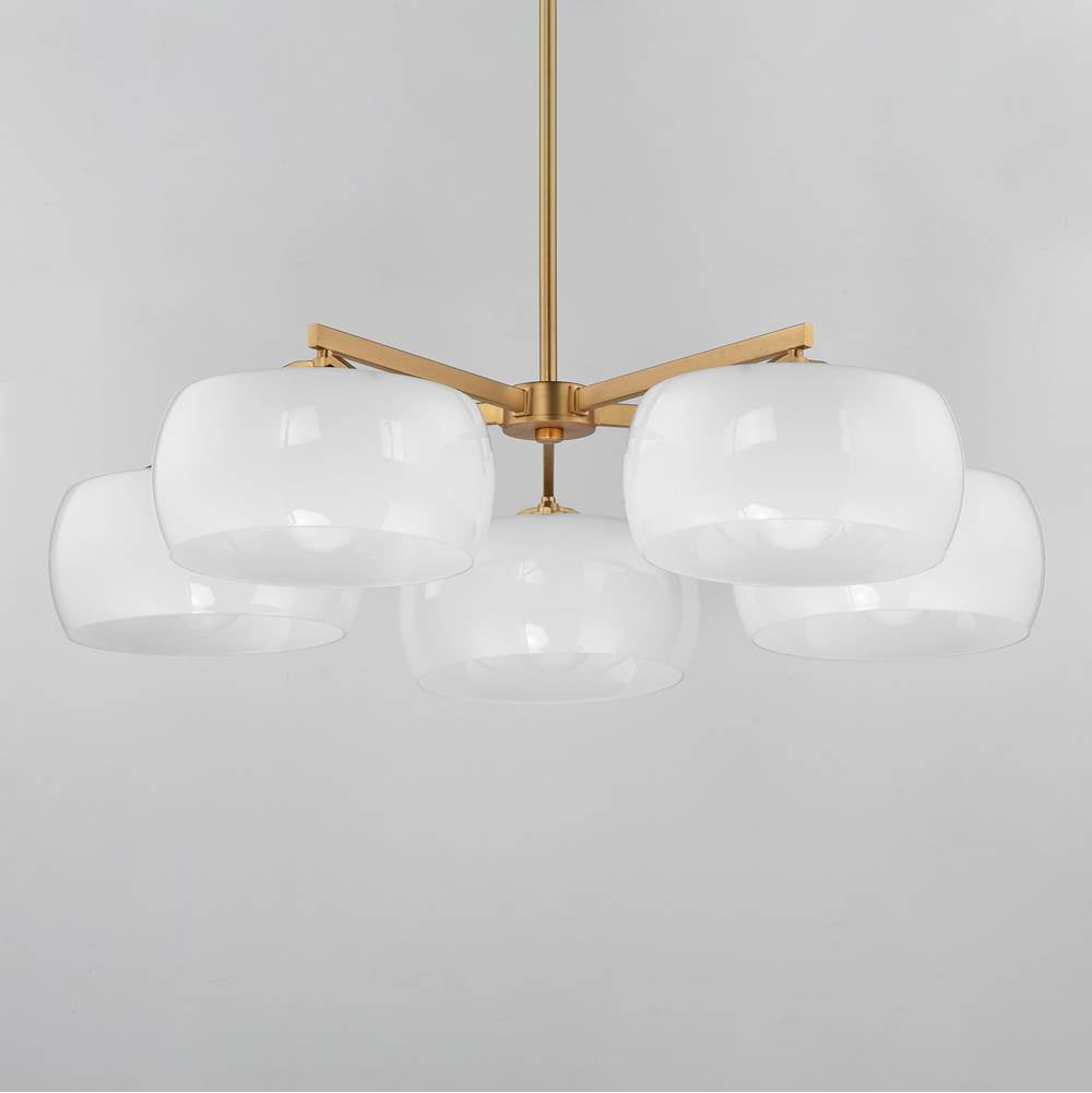Maxim Lighting Glazed 5-light Chandelier