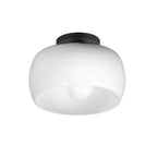 Maxim Lighting 26149WTBK White,Black Glazed Flush Mount Image 1
