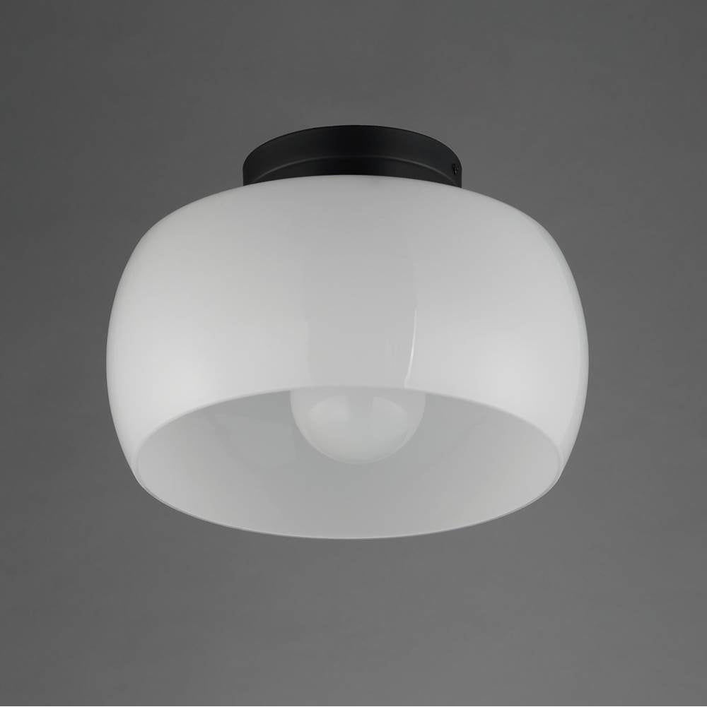 Maxim Lighting 26149WTBK White,Black Glazed Flush Mount Image 2