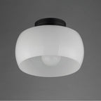 Maxim Lighting 26149WTBK White,Black Glazed Flush Mount Image 2