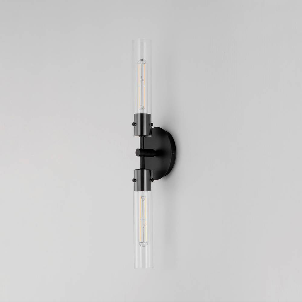 Maxim Lighting 26370CLBK Black Equilibrium 2-light Wall Sconce Image 2