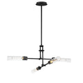 Maxim Lighting 26374CLBK Black Equilibrium 4-light Flush Mount Convertible Image 1