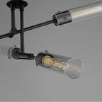 Maxim Lighting 26374CLBK Black Equilibrium 4-light Flush Mount Convertible Image 2