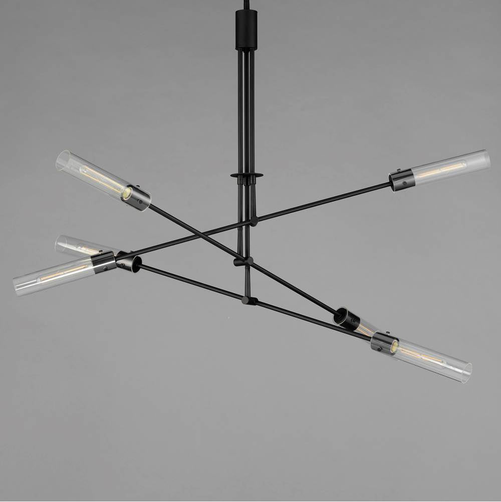 Maxim Lighting 26376CLBK Black Equilibrium 6-light Pendant Image 3