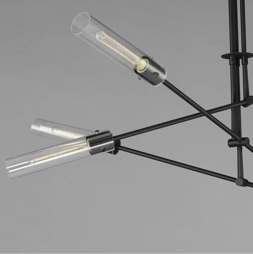Maxim Lighting 26376CLBK Black Equilibrium 6-light Pendant Image 2