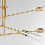 Maxim Lighting 26376CLNAB Natural Aged Brass Equilibrium 6-light Pendant Image 2