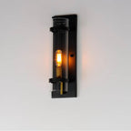 Maxim Lighting 2640BKAB Black,Antique Brass Capitol 1-light Wall Sconce Image 3