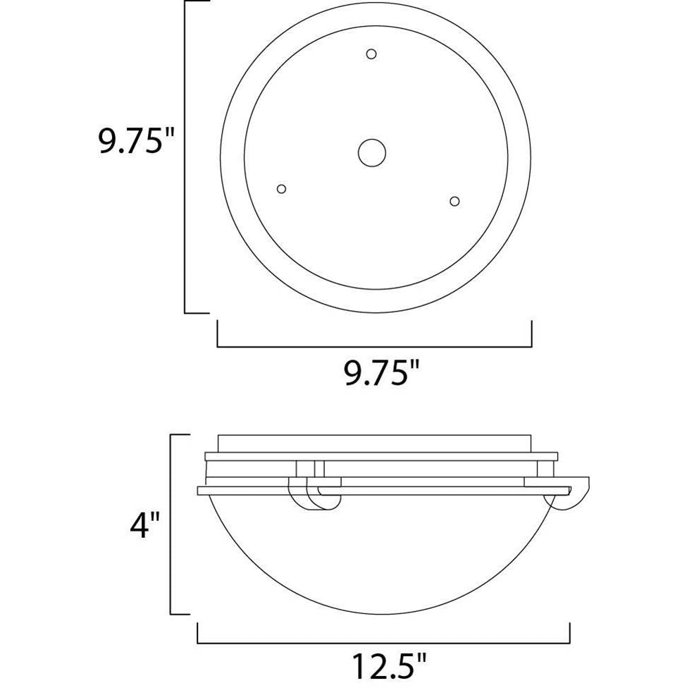 Maxim Lighting Malaga 2-light Flush Mount