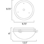 Maxim Lighting Malaga 2-light Flush Mount
