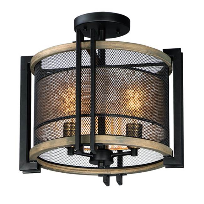 Maxim Lighting Boundry 3-light Flush Mount