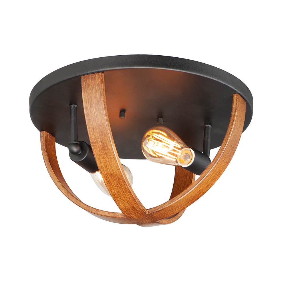 Maxim Lighting Compass 2-light Flush Mount
