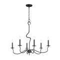 Maxim Lighting 27706BO Black Oxide Padrona 6-light Chandelier Image 1