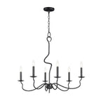 Maxim Lighting 27706BO Black Oxide Padrona 6-light Chandelier Image 1