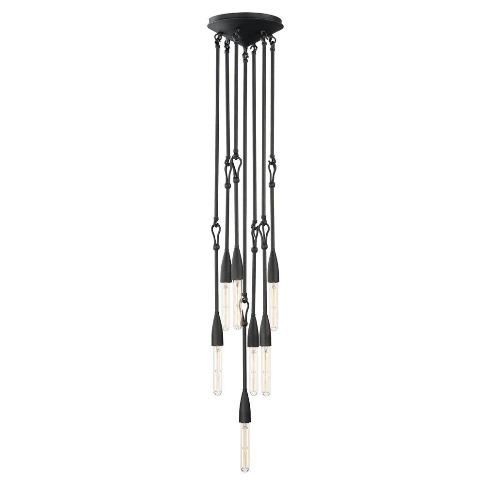 Maxim Lighting 27716AR Anthracite Pioneer 7-light Pendant Image 1