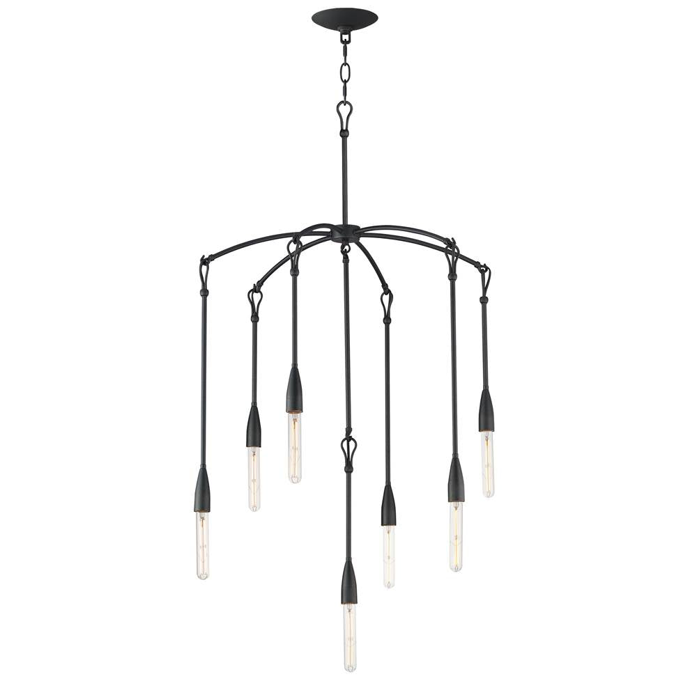 Maxim Lighting 27718AR Anthracite Pioneer 7-light Chandelier Image 1