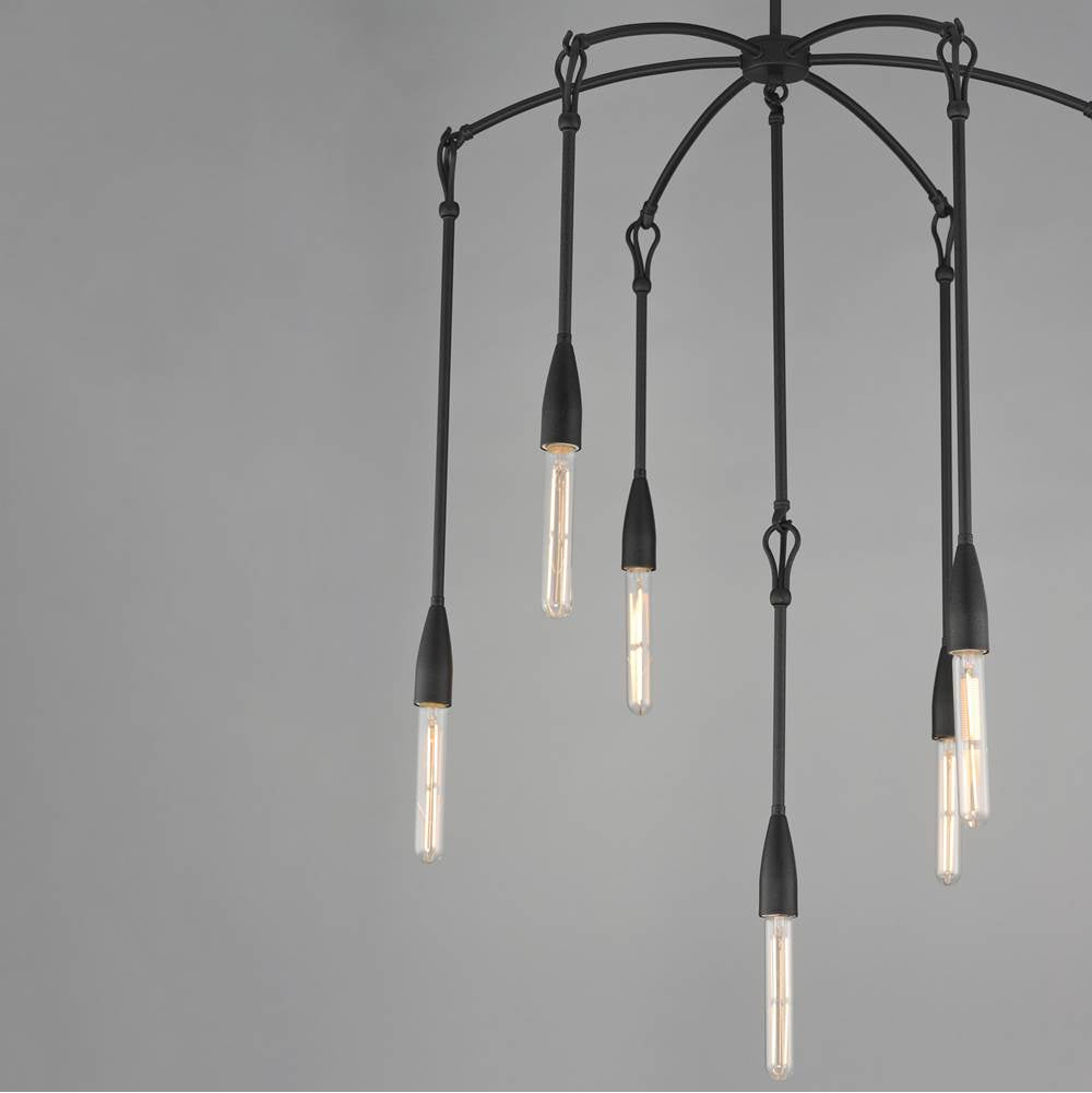 Maxim Lighting 27718AR Anthracite Pioneer 7-light Chandelier Image 2