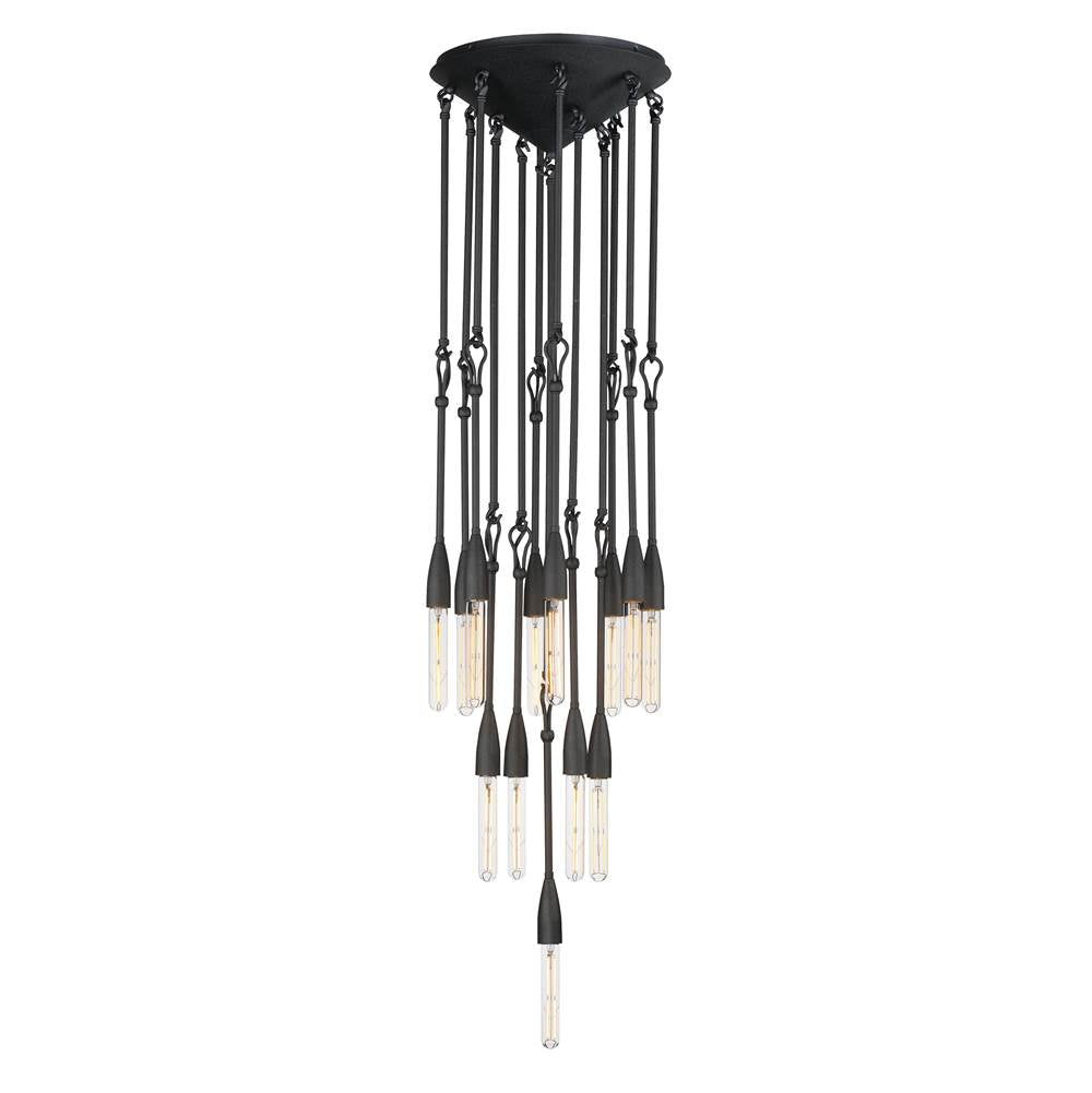 Maxim Lighting 27719AR Anthracite Pioneer 13-light Pendant Image 1