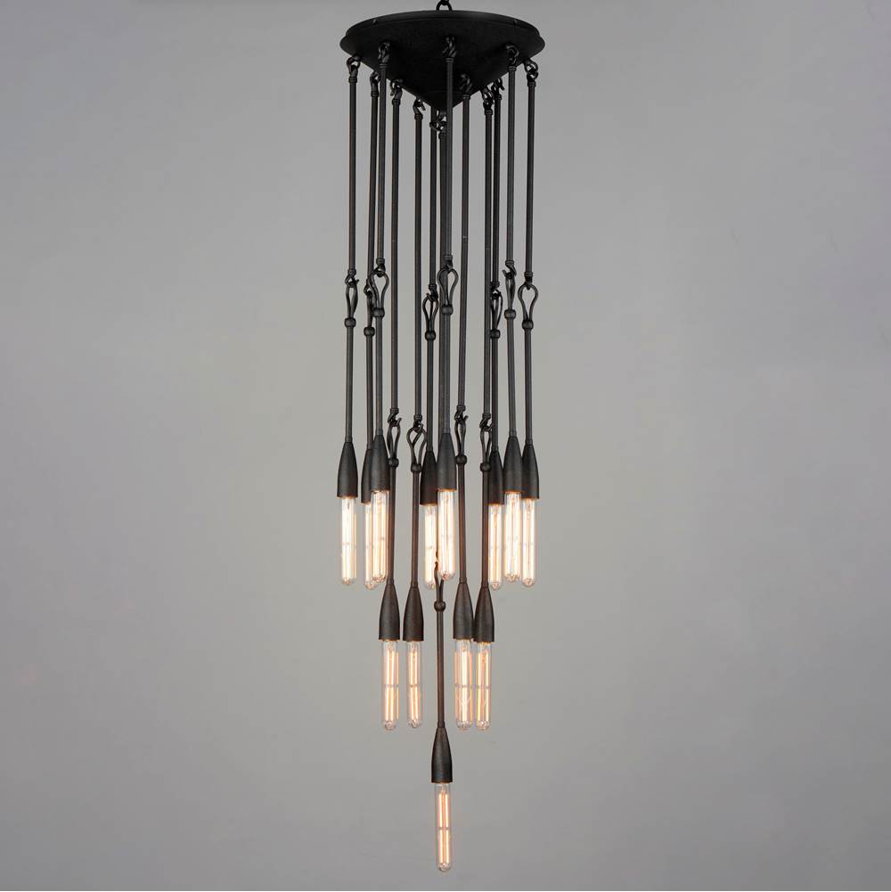 Maxim Lighting 27719AR Anthracite Pioneer 13-light Pendant Image 4