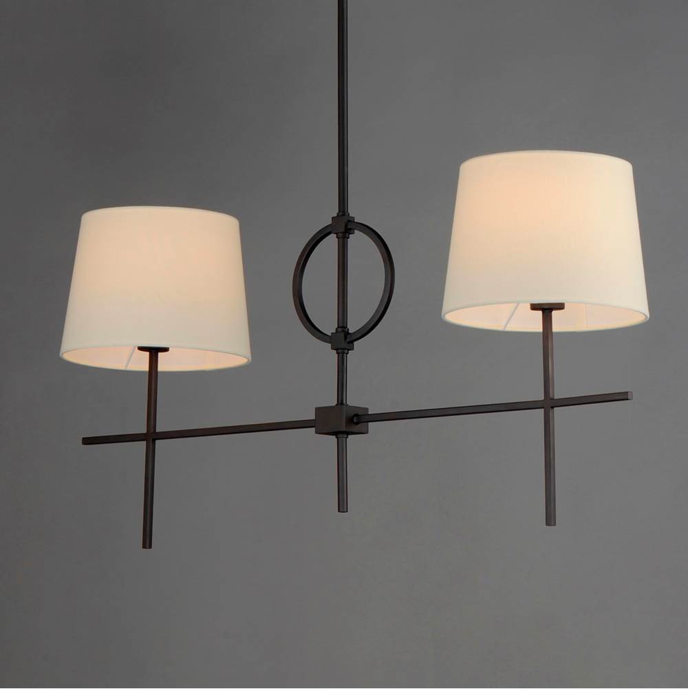 Maxim Lighting 27722OFCHL Charcoal Bronze Paoli 2-light Pendant Image 3