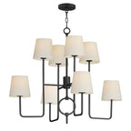 Maxim Lighting 27728OFCHL Charcoal Bronze Paoli 8-light Chandelier Image 1