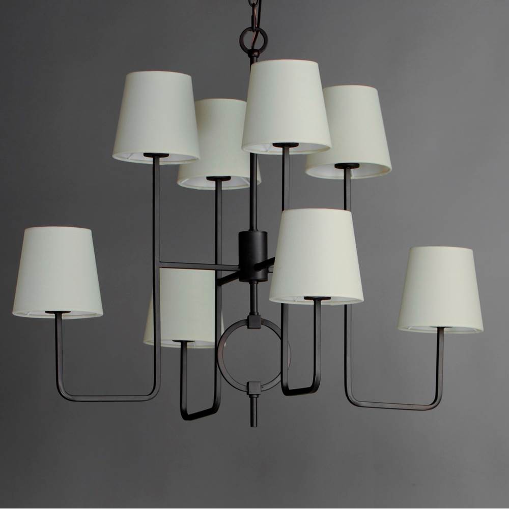 Maxim Lighting 27728OFCHL Charcoal Bronze Paoli 8-light Chandelier Image 2