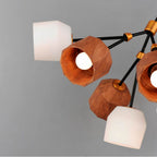 Maxim Lighting 28278DBZAB Dark Bronze,Antique Brass Akimbo 12-light Pendant W Led Bulbs Image 2