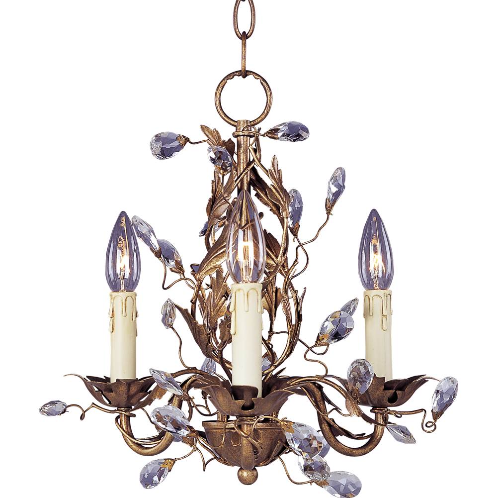 Maxim Lighting 2855EG Etruscan Gold Elegante 3-light Chandelier Image 1