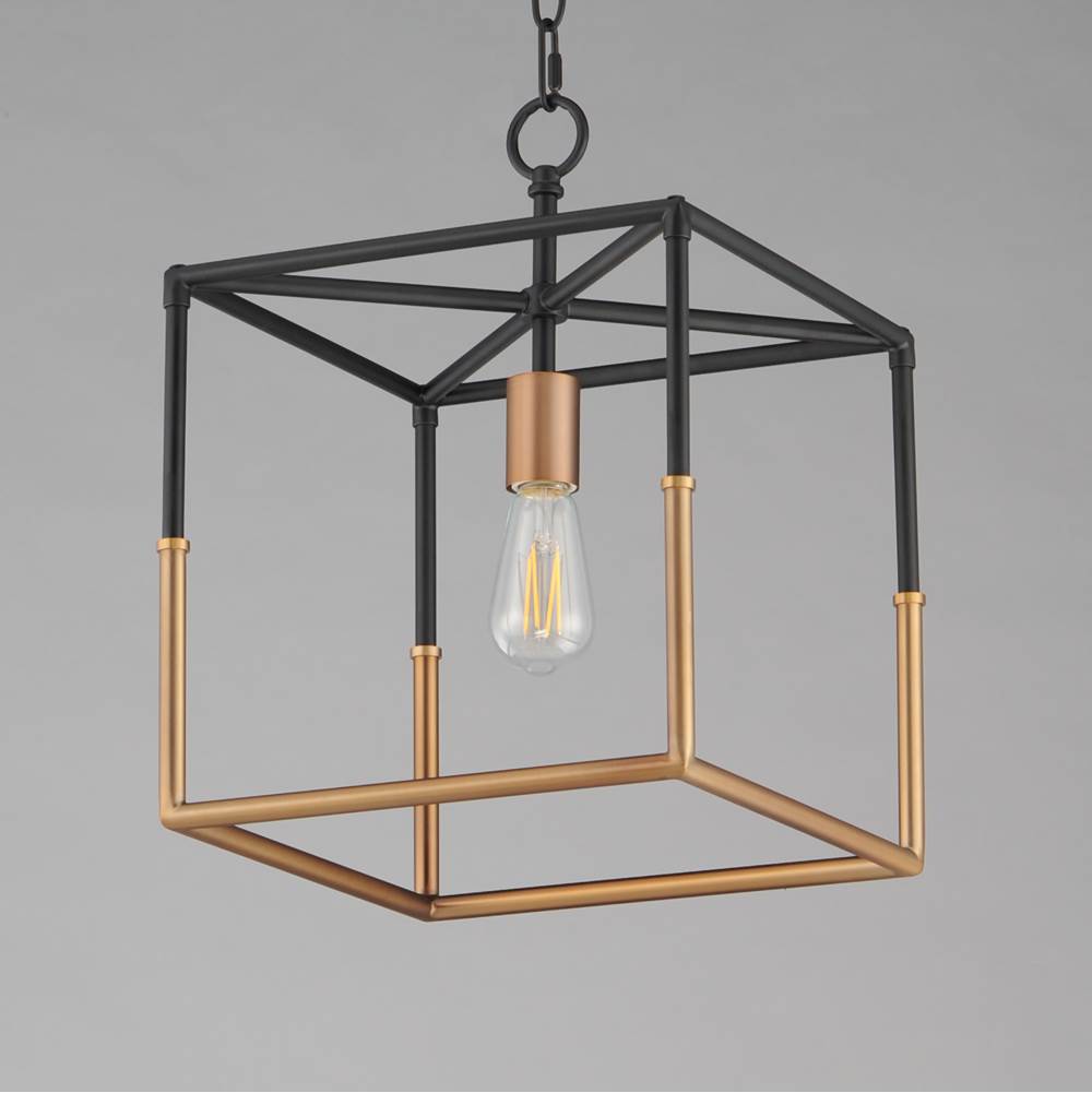 Maxim Lighting 28621BKWBR Black,Weathered Brass Soho 1-light Pendant Image 2