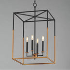 Maxim Lighting 28625BKWBR Black,Weathered Brass Soho 4-light Large Pendant Image 3