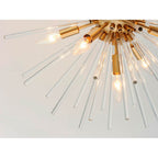 Maxim Lighting 28664CLSBR Satin Brass Polaris 12-light Pendant Image 3