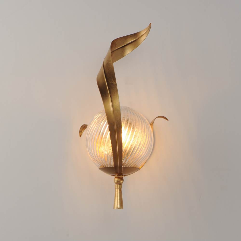 Maxim Lighting 28711CRGL Gold Leaf Firenze Wall Sconce Image 3