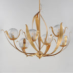 Maxim Lighting 28716CRGL Gold Leaf Firenze 6-light Chandelier Image 3