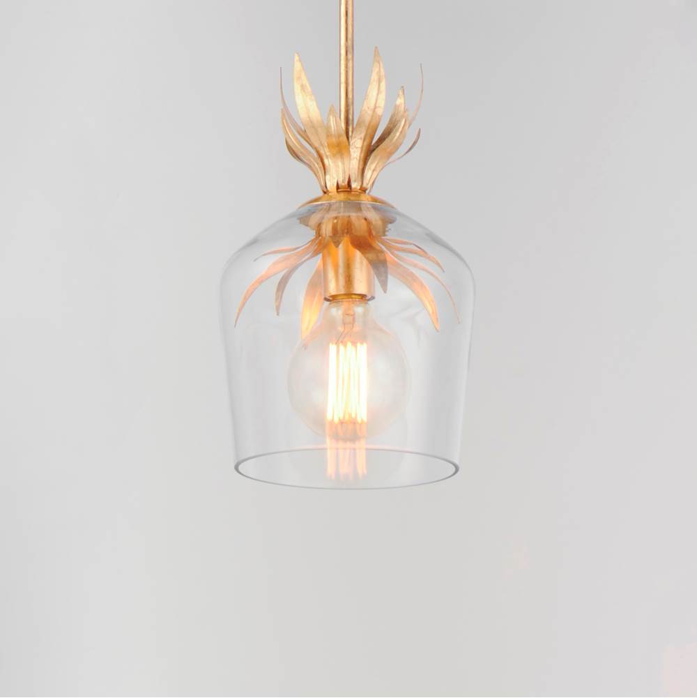Maxim Lighting 2871GL Gold Leaf Paloma Single Pendant Image 2