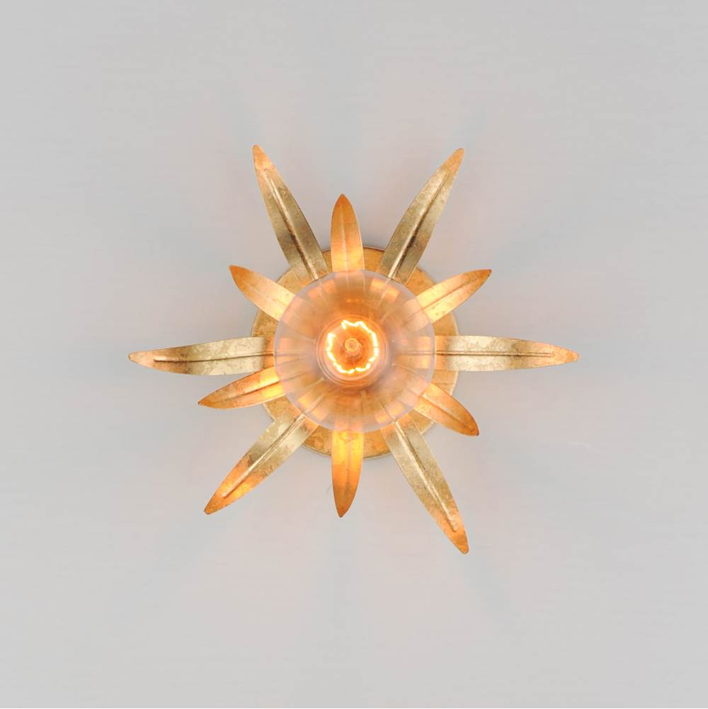 Maxim Lighting 2880GL Gold Leaf Paloma 1-light Sconce Image 3