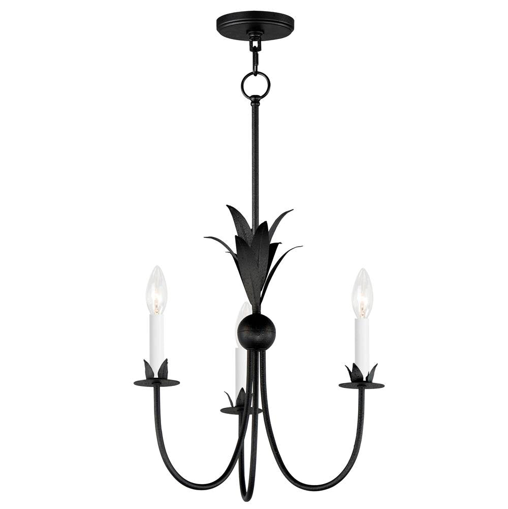 Maxim Lighting 2883AR Anthracite Paloma 3-light Chandelier Image 1