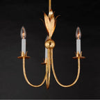Maxim Lighting 2883GL Gold Leaf Paloma 3-light Chandelier Image 2