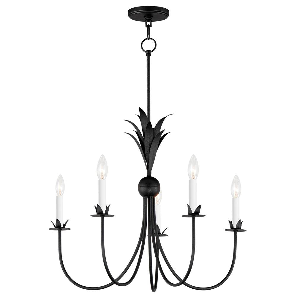 Maxim Lighting 2885AR Anthracite Paloma 5-light Chandelier Image 1