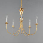 Maxim Lighting 2885GL Gold Leaf Paloma 5-light Chandelier Image 3