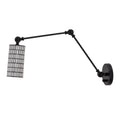 Maxim Lighting 29120BKWT Black,White Shaka 1-light Swing Arm Wall Sconce Image 1