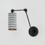 Maxim Lighting 29120BKWT Black,White Shaka 1-light Swing Arm Wall Sconce Image 2