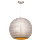 Maxim Lighting 29133ARW Arctic White Aurelia 20'' 1-light Pendant Image 1