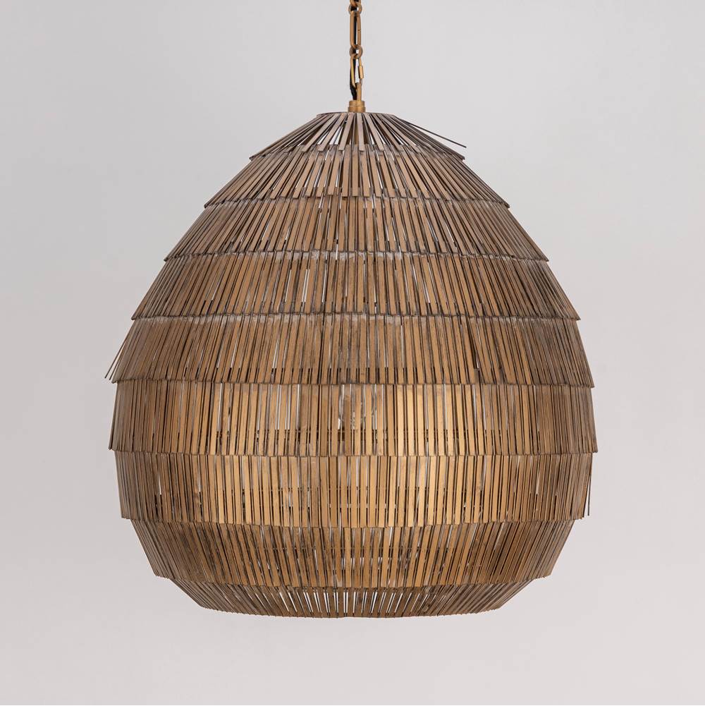 Maxim Lighting 29183AB Antique Brass Gilda X-large Pendant Image 2