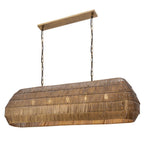 Maxim Lighting 29185AB Antique Brass Gilda 5-light Linear Pendant Image 1