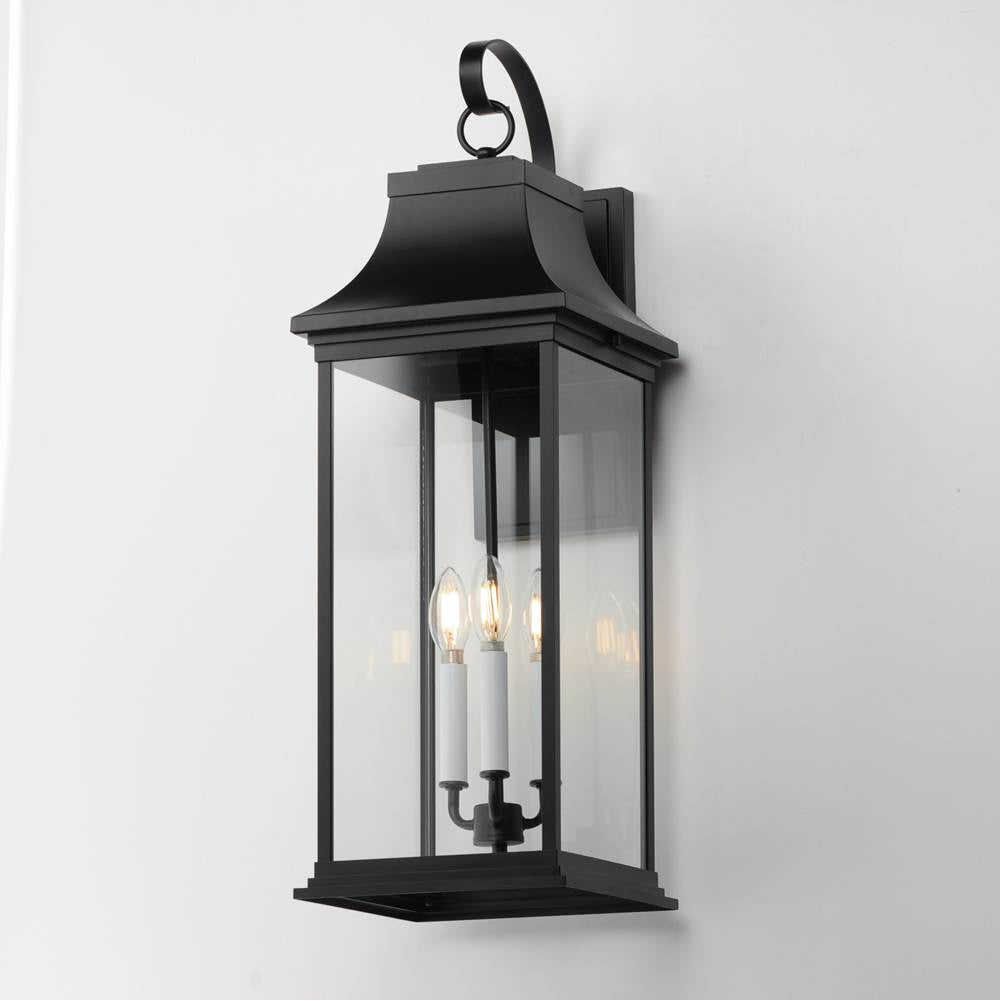 Maxim Lighting 30026CLBK Black Vicksburg 3-light Outdoor Wall Sconce Image 2