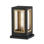 Maxim Lighting 30050CLBKGLD Black,Gold Neoclass 1-light Deck Lantern Image 1