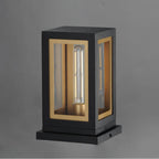 Maxim Lighting 30050CLBKGLD Black,Gold Neoclass 1-light Deck Lantern Image 3