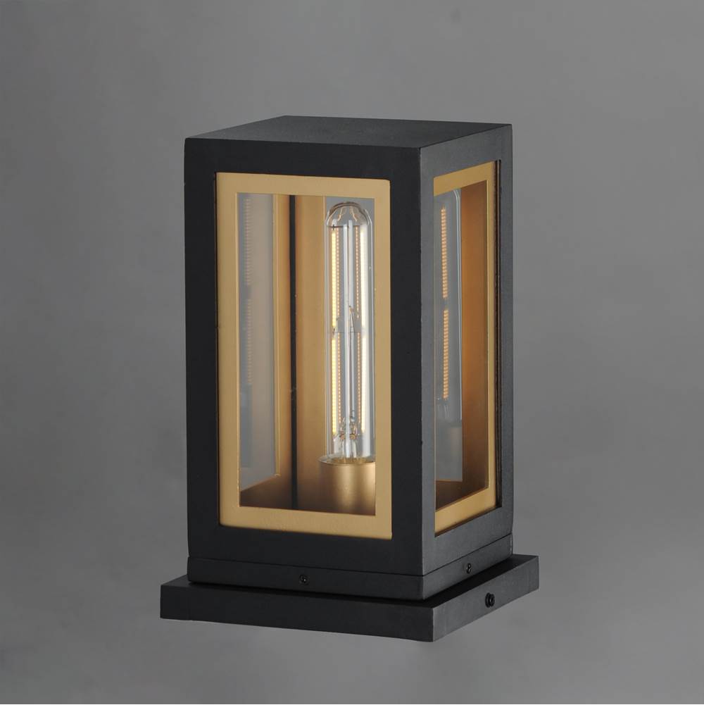 Maxim Lighting 30050CLBKGLD Black,Gold Neoclass 1-light Deck Lantern Image 3