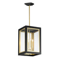 Maxim Lighting 30058CLBKGLD Black,Gold Neoclass 3-light Outdoor Pendant Image 1